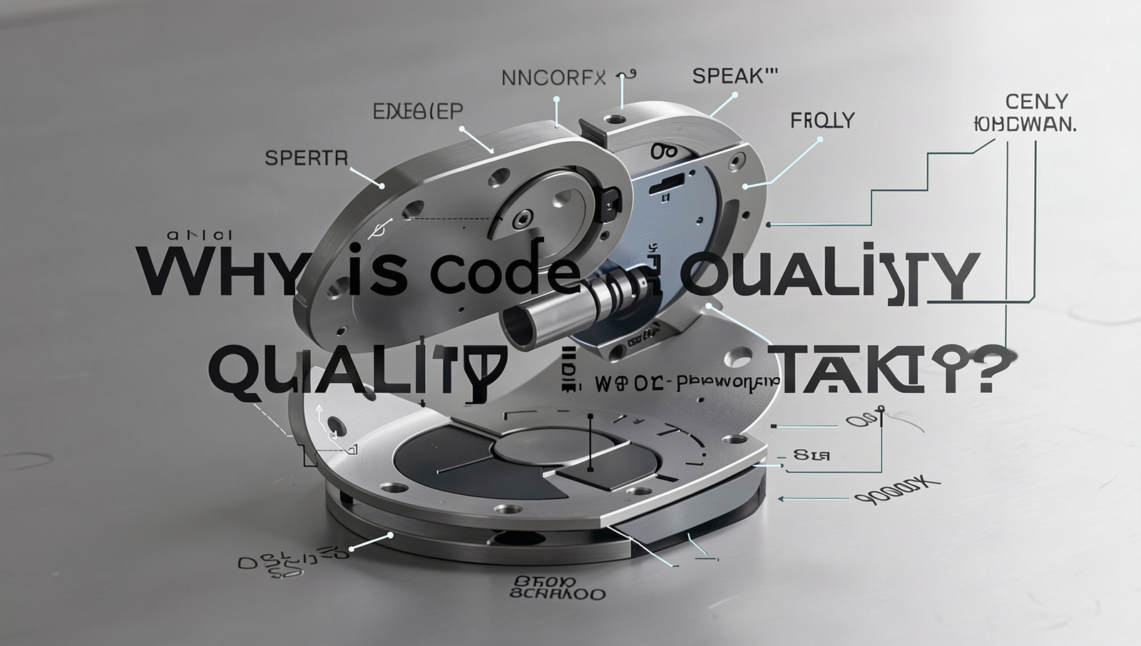Diagram illustrating the importance of code quality for software development.