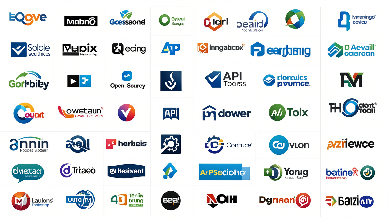 Collage of logos from popular open source API testing tools for developers.