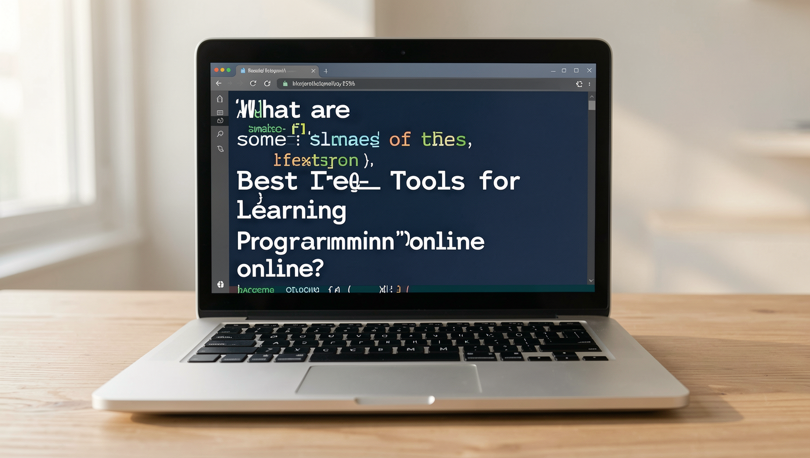 Diagram showcasing top free online programming learning tools with icons.