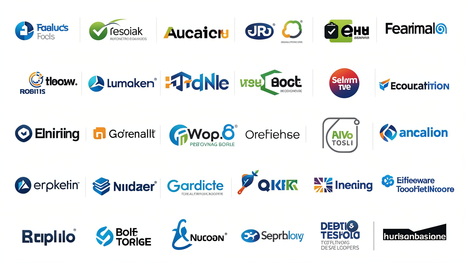Collage of logos from popular automated testing tools for developers