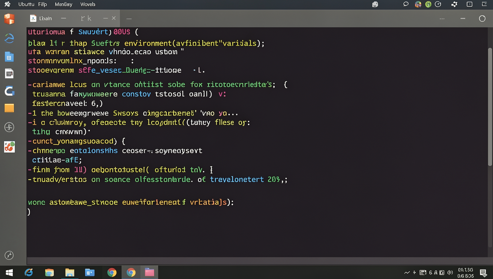 Realistic computer screen displaying methods for storing environment variables in Linux.