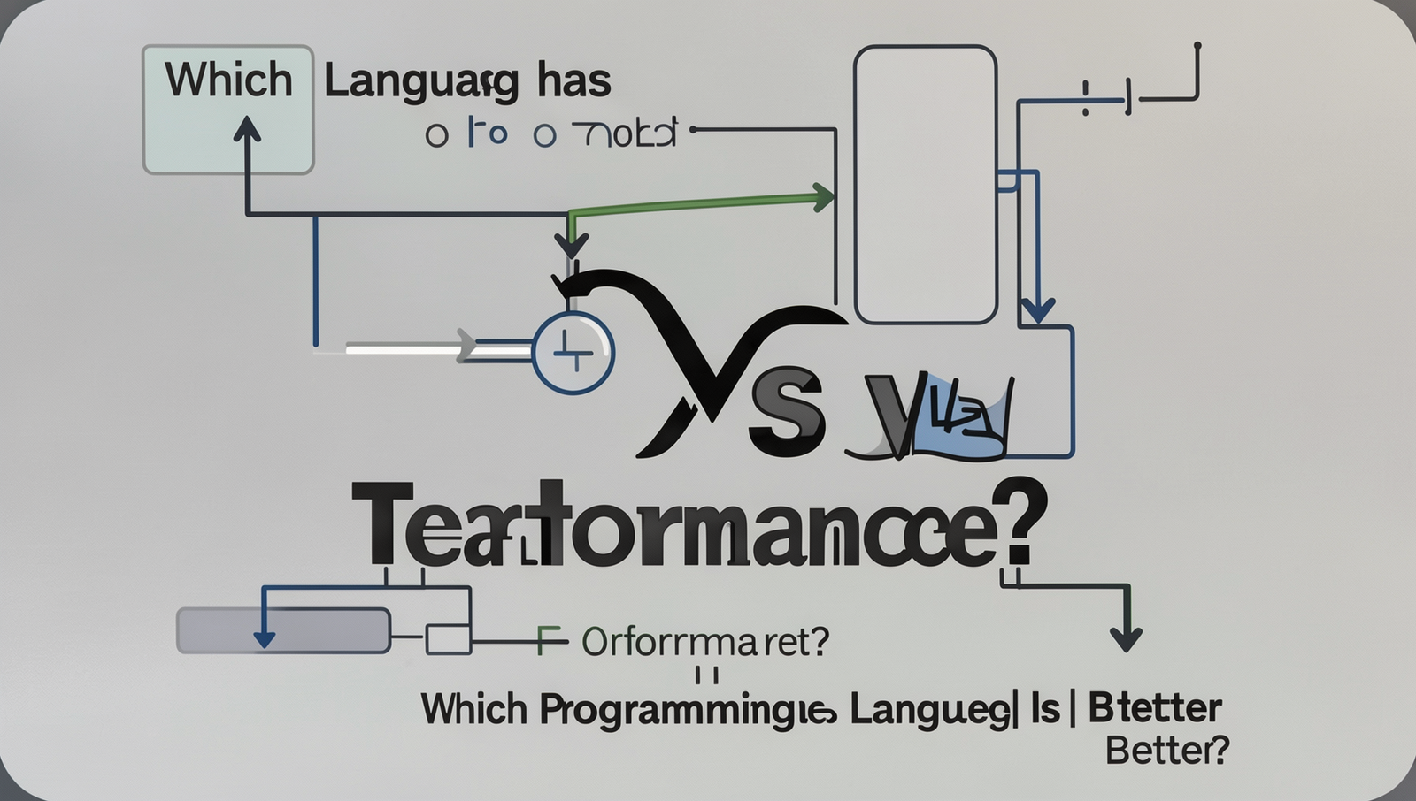 Comparison diagram of C# and Java performance metrics.