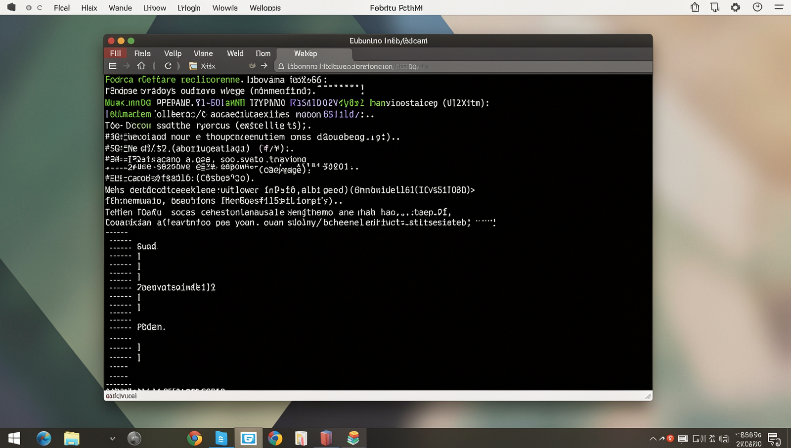 Fedora installation welcome screen displayed on a computer monitor.