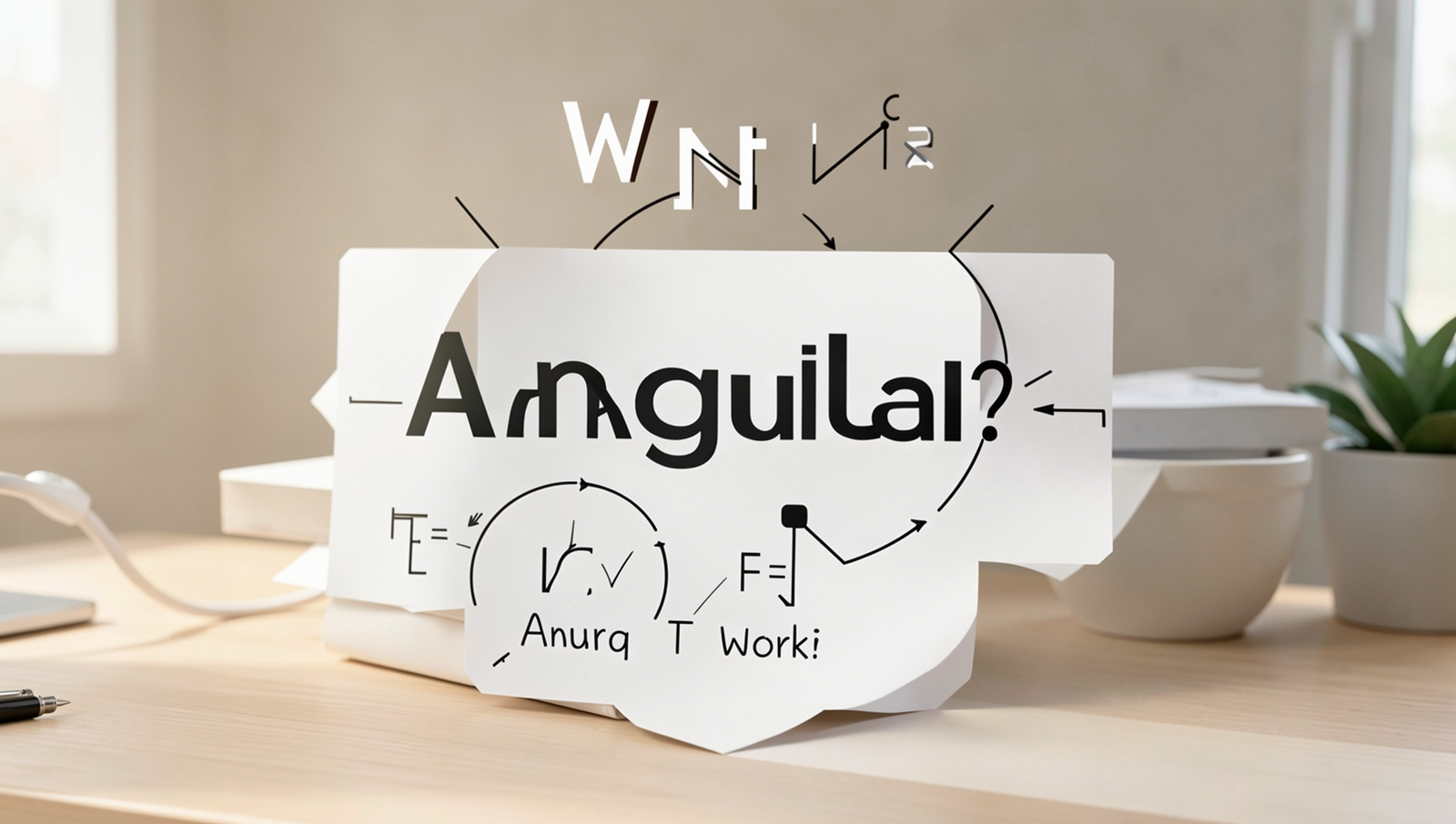 Detailed diagram explaining Angular framework and its components.