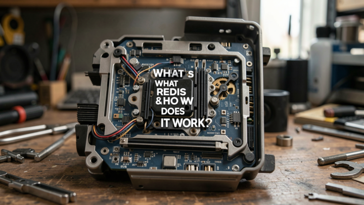 Professional editorial photo illustrating Redis technology in a real-world environment.