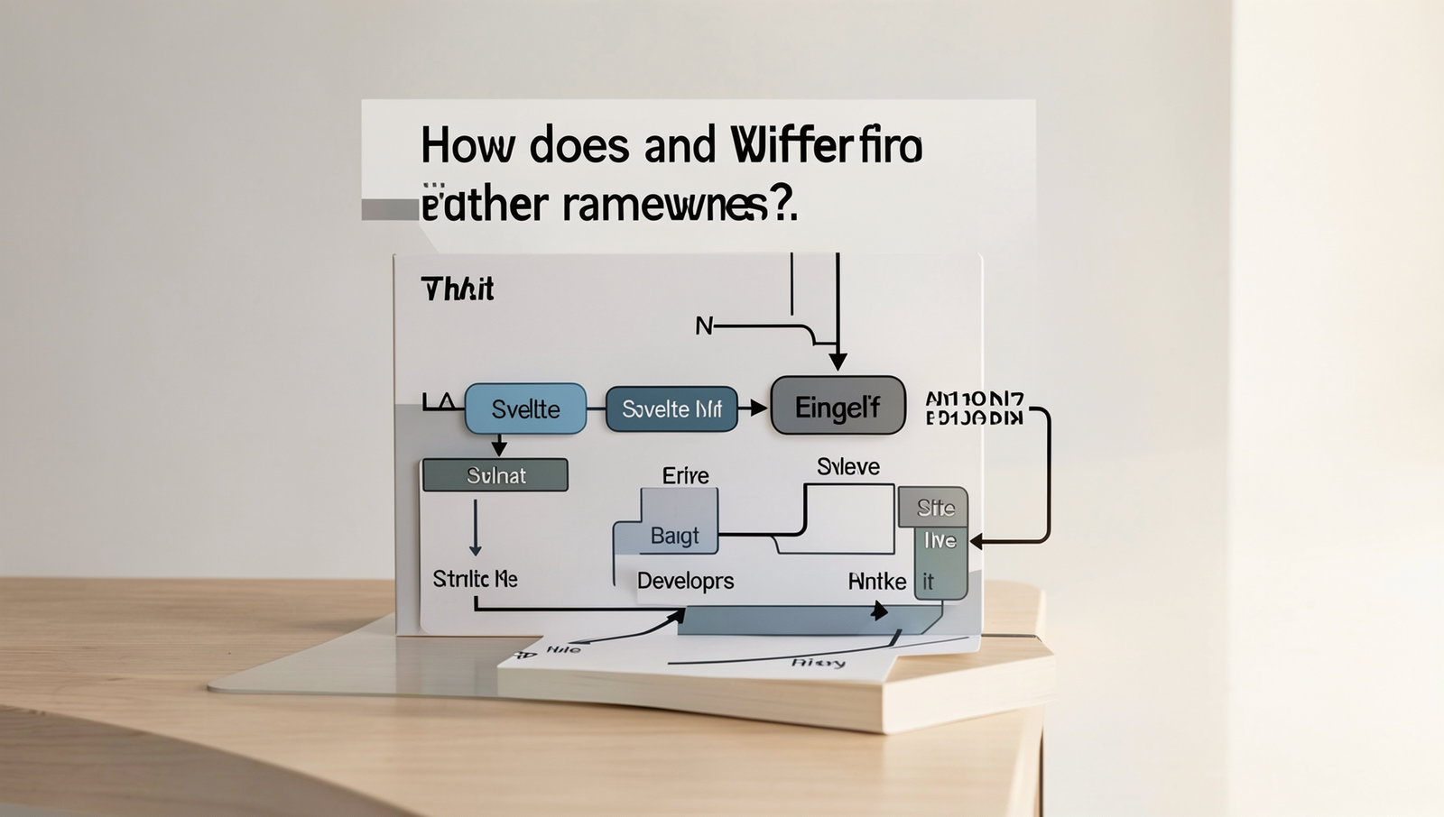 Diagram illustrating Svelte's unique features compared to other frameworks.
